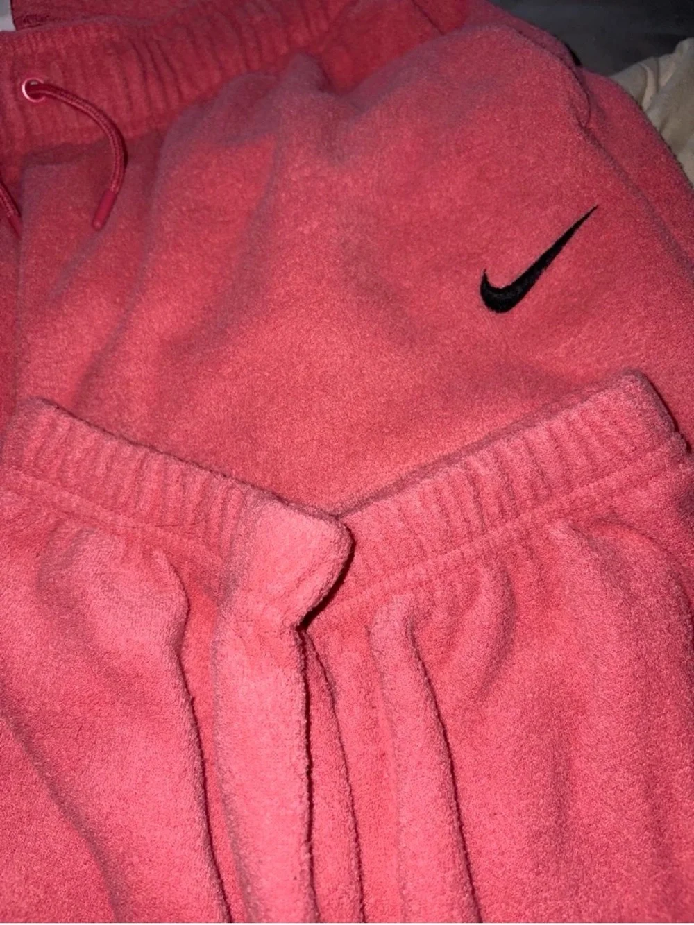 Nike Pink Fleece Joggers